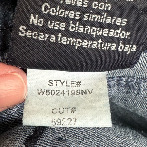 Source of Wisdom Women's Slim Boot Cut Medium Wash Denim Jeans Size 22 - Picture 8 of 8